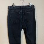 Abercrombie & Fitch Abercrombie The Skinny High Rise Distressed Black Jeans 4 Short 27 Photo 4