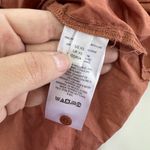 Urban Outfitters  Blouse Womens XS Orange Red FIONNA Ruffle Puff Sleeve Boho Top‎ Photo 6