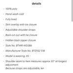 superdown Morgan Layered Blue Mini Dress XS Photo 12