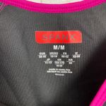 Spanx Black&Pink Active Cap Sleeve Exercise Top Sz.M Photo 6