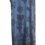 Vtg Ship n Shore Maxi Dress Blue Floral Paisley Border Size Large‎ Made in USA Photo 0