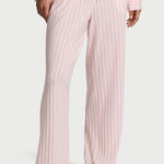 Victoria's Secret Victoria’s Secret Pajama Pants Womens Small Pink White Striped Lounge Bottoms Photo 0