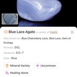 Sterling Silver Milor Italy 925  Blue Laced Agate Omega Necklace Photo 6