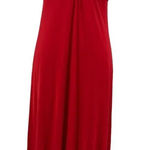 Jay Godfrey Halter‎ Neck Jersey Red Maxi Dress Gown Racerback Size 8 Photo 0