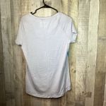 Goodnight Kiss Size Small Gray & Blue Crewneck Top w/Short Cap Sleeves Photo 2