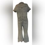 Blue B Collection Denim Wide Leg Jumpsuit Size L Photo 4