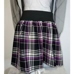Vintage Goth Emo y2k Purple & Black Multi Buckled Mini Skirt Photo 2
