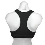 Nike Swoosh Black Medium Support Racerback Stretch Activewear Sports Bra Top S Photo 1