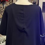 Chico's Black Dress Size Medium 0 Womens Oversized Batwing sleeves Photo 6