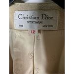 Christian Dior Sportswear wool jacket button front coat women's size 12 Photo 2
