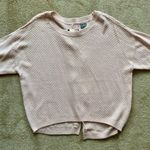 New York And Company Knit Pink Sweater Top Small Photo 5