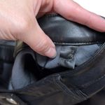 Wilfred Free Adrienne Faux Leather Black Pant SZ 0 Straight Slim Leg High Rise Photo 12