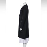 Balenciaga  Virgin Wool Black Coat Photo 1