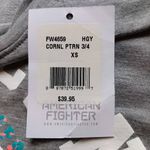 American Fighter Women's Sweatshirt Lightweight Gray Size XS New NWT Photo 4