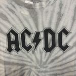 AC/DC Bedazzled Spell-Out Logo Hard Rock Band Tie Dye Tee XL Photo 1