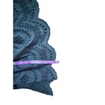 Rails Clementine Black Eyelet Ruffle Sleeve Smocked Midi Dress XS Photo 5