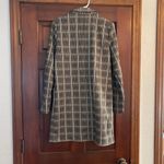 Philosophy knit, plaid, single button, long blazer, size small Photo 6