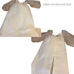 ALFRED BOSAND VINTAGE 1980'S WHITE & GOLD GLITTER DOTS BALL GOWN (M) Size M Photo 11