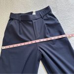 Halara  High Waisted Side Pocket Work Flare Pants Midnight Blue Navy NEW XS Photo 7