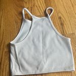 Classic Ribbed Cream Tank Top White Size undefined Photo 2