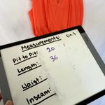 Adrienne bright orange sleeveless summer sundress women's size large frilly Photo 5