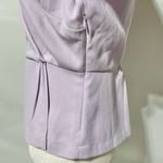 J.Crew Drapey Crepe Faux Wrap Shawl Collar Long Sleeve Top AE875 Lavender Size 2 Photo 16
