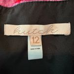 Hutch  Floral Ruffle Velvet High-Low Maxi Dress Size US 12 Photo 2