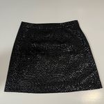 Loft Black Sequin Mini Pencil Skirt Photo 4