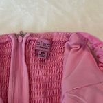 Francesca's Francesca‘s Ruffle Pink Mini Dress Photo 1