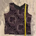 White Stag  Purple Paisley Sleeveless Top Photo 4