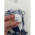 Rachel Zoe Pants Womens Medium Blue Floral High Rise Wide Leg Linen Coastal Photo 4