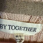 By Together Blush all washed out Knit asymmetrical cardigan Photo 3