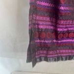 Jessica McClintock Gunne Sax Strapless Purple Mixed Print Cocktail Dress Sz 11 Photo 4