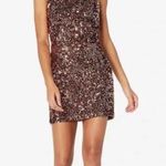 Milly NWT Vivi Tinsel Sequin Mini Dress Gold Sz 4 $395 Photo 0
