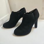 ALDO Black Suede 4" Heel Ankle Boots Sz 9 Photo 1