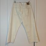 Aeropostale PRELOVED  STRAIGHT LEG CREAM DISTRESSED DENIM Photo 1