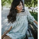 Free People Sun Daze Lace Mini Dress Medium Photo 4