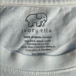 Ivory Ella  White Long Sleeve Shirt with Elephant Print sizeM.           order119 Photo 1