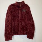 Pendleton  Burgundy Sherpa Fleece Zipper Jacket EUC Sz Lg Acrylic Wool Comfy Photo 0