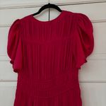 Ulla Johnson NEW  Daria Dress Orchid Size 2 Pink Tiered Satin Puff Sleeve Bow Tie Photo 13