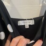 Black and white polka dot slip dress Photo 1