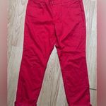 Loft Women’s red Ann Taylor modern skinny size size 31/12 Photo 0