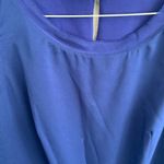 Ali Ro Blue & Black Silk Applique Dress Photo 11