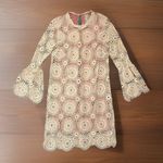 Ultra Pink  CROCHET‎  Dress Pink BOHO/FESTIVAL WEAR Pullover HIPPIE Size Small Photo 0