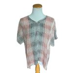 CAbi New Womens  #240 Semi-Sheer Cover Up Tee Kimono Animal Print Blouse Top - S Photo 2