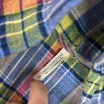 Urban Outfitters  linen blend plaid hooded romper size small Photo 4