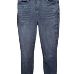 Alice + Olivia Grey High Rise Exposed Front Zip Skinny Jeans Size 24 Photo 1