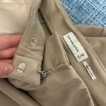Abercrombie & Fitch NWT Beige Faux Leather Pants Size Short 28 Waist or Size 6 Photo 8