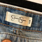 Jessica Simpson Womens Jeans Spotlight High Rise Slim Straight Distressed 18W Photo 2