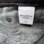 Askk NY Crop Slim Wide Leg Jeans Raw Hem Black Resin Size 30 NEW Photo 9